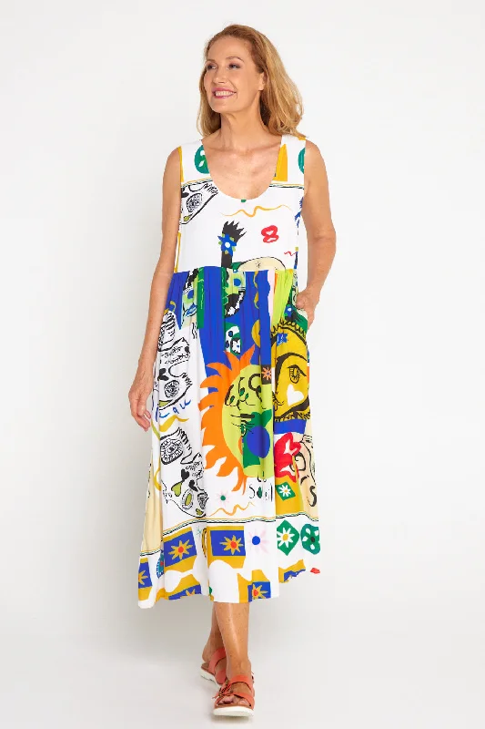 Eco-friendly midi dress-Venice Dress - Modern Gallery