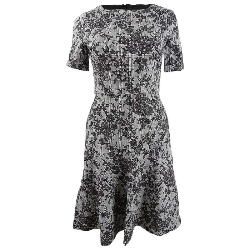 Retro-inspired mini dress-Lauren Ralph Lauren Women's Floral-Print Fit & Flare Dress