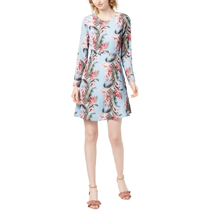 Flowy pleated mini dress-Maison Jules Womens Floral A-Line Fit & Flare Dress