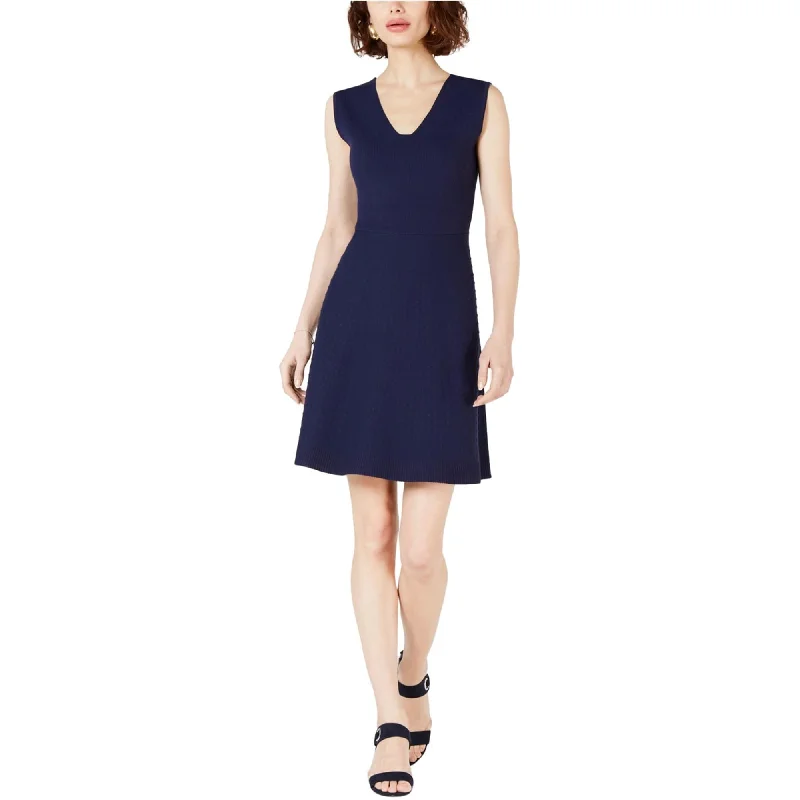 Classic fit mini dress-Maison Jules Womens Sleeveless Fit & Flare Dress