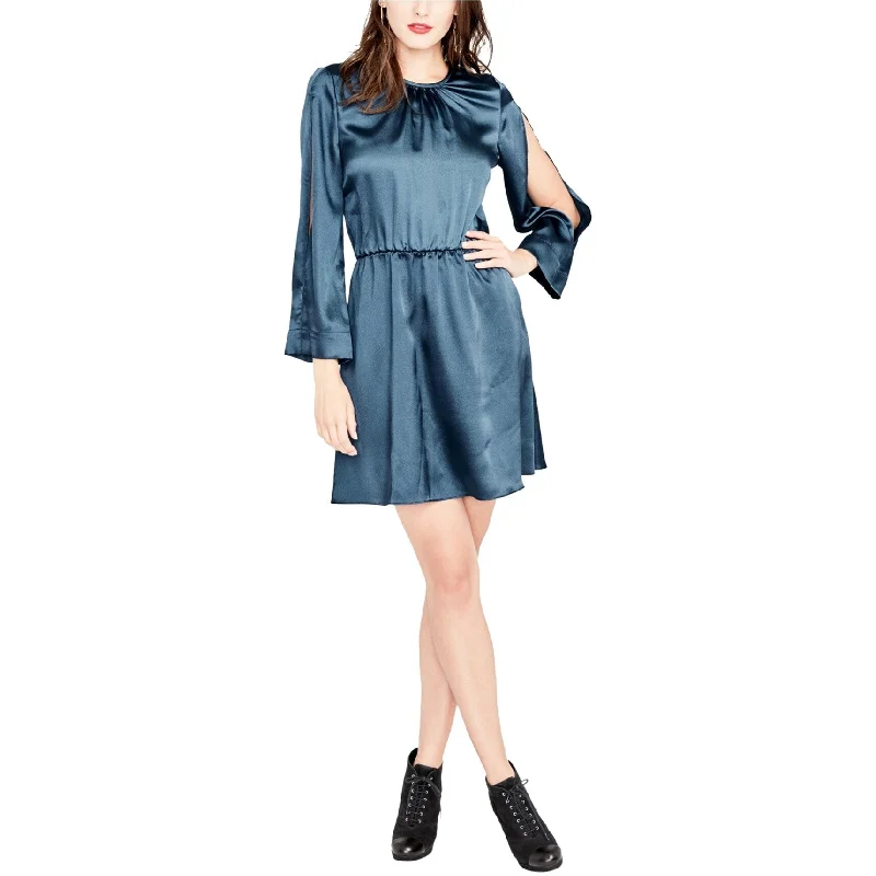 Off-shoulder casual mini dress-Rachel Roy Womens Julia Fit & Flare Dress