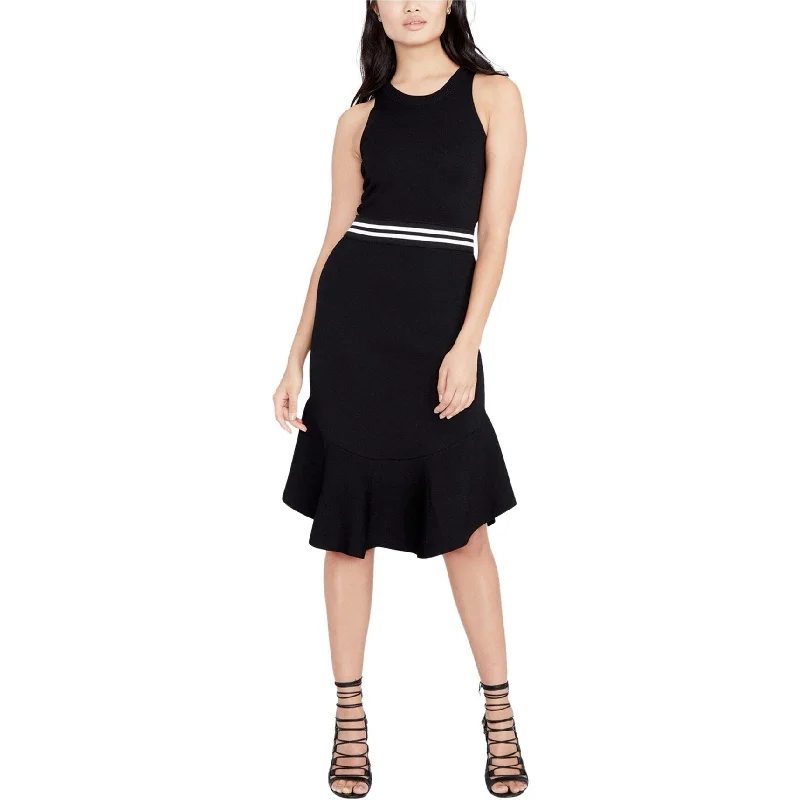 Sexy mini dress for night out-Rachel Roy Womens Varsity-Stripe Fit & Flare Dress